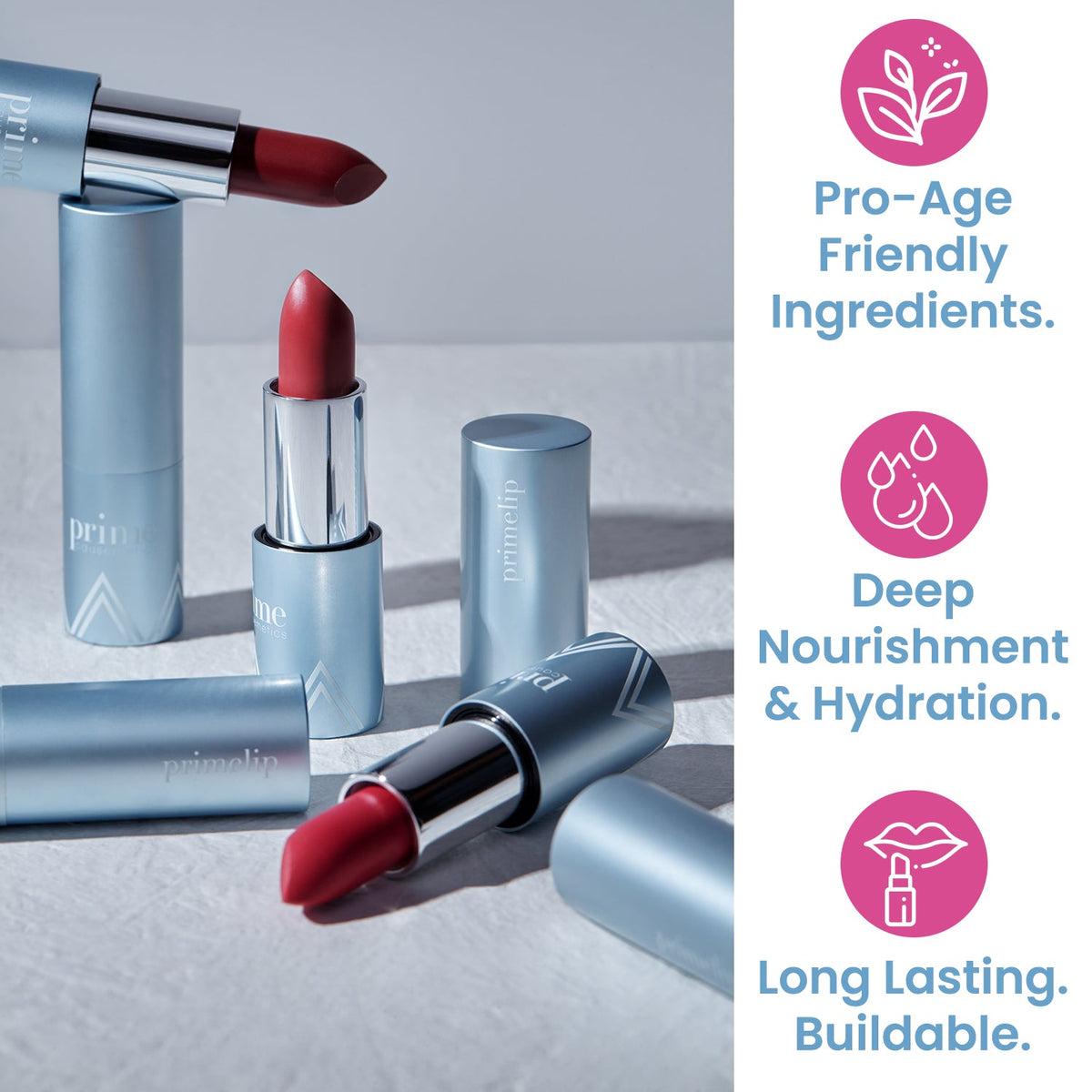 PrimeLip Lipsticks