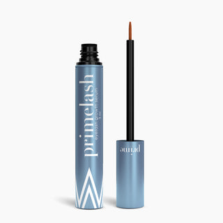 Prime Prometics PrimeLash Eyelash Growth Serum tube with fine applicator, designed for mature lashes